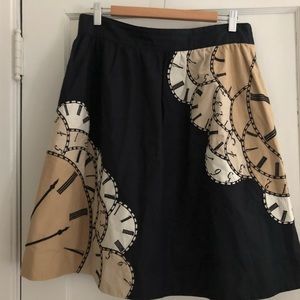 Anthropologie Lost Time Skirt by Floreat size 12